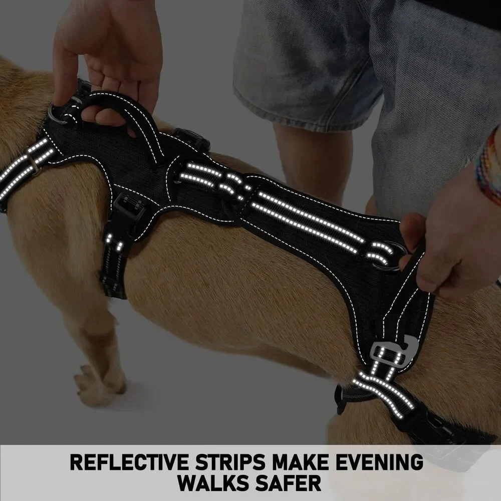 COODEO Mobility Dog Lift Harness, Support Sling & Walking Sling for Dogs, Blk XL